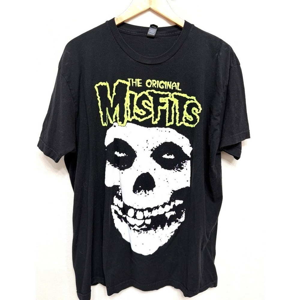 The Original Misfits Graphic Cotton T-Shirt Mens XL Black Punk Rock Streetwear